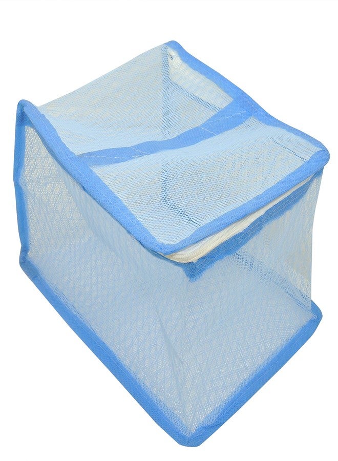 SHOPATHON INDIA Fruit And Vegetable Zip Mesh Storage Bag For Fridge Kitchen Dining Table - Set of 3 pcs - Image 3